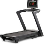 Treadmill used for cardio training in a fitness environment"