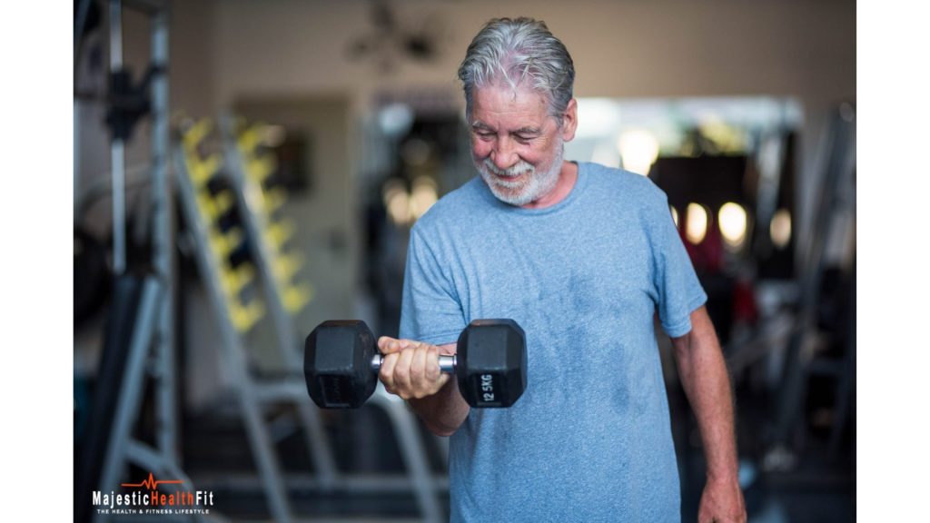 "Elderly man lifting weights to maintain strength, showing how aging affects fitness."How Does Aging Affect Fitness?